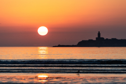 Mogador island during sunset