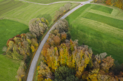 Herbst aus der Luft