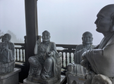 Tempelatmosphäre in Vietnam