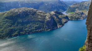 Blick zum Lysefjord