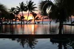 Sonnenuntergang in Mauritius