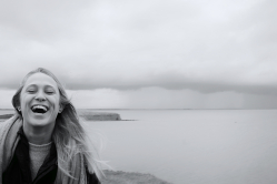 La joie sur son visage