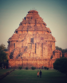 Evening Walk at the temple