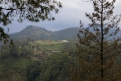 uitzicht op Samosir Eiland