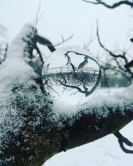 Lensball na zimním strmě