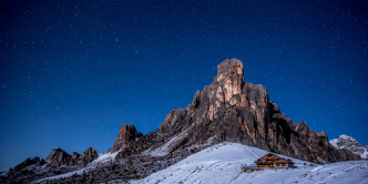 Shelter house under the stars