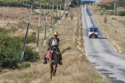 Strasse in Zentralkuba