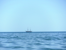 Statek na Morzu Śródziemnym