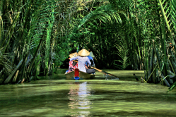 water channel in Ben Tre