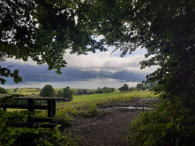 Blick zum Wolfgangsee