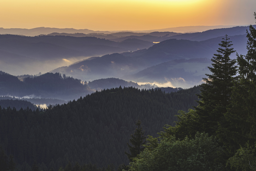 Horské údolia po búrke