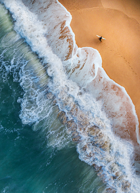 Quelques secondes avant la vague