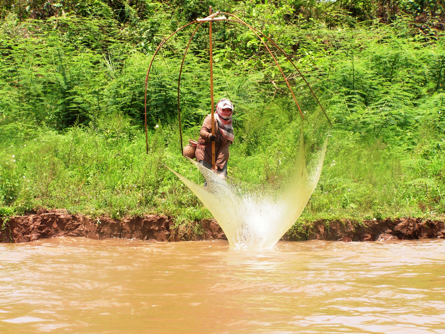 Pêche sur le Mekhong