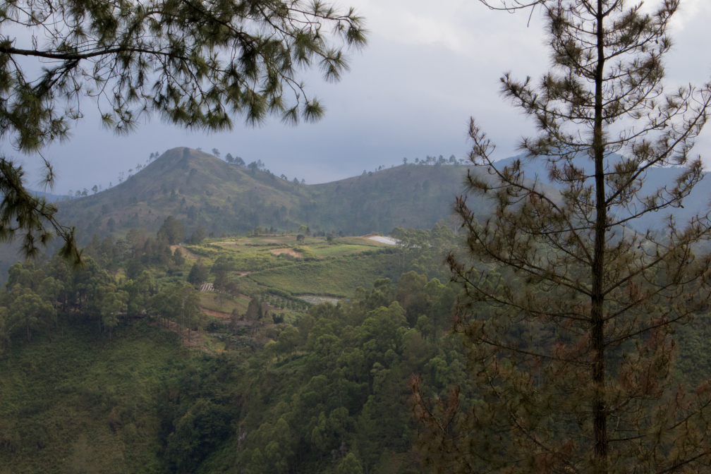 uitzicht op Samosir Eiland
