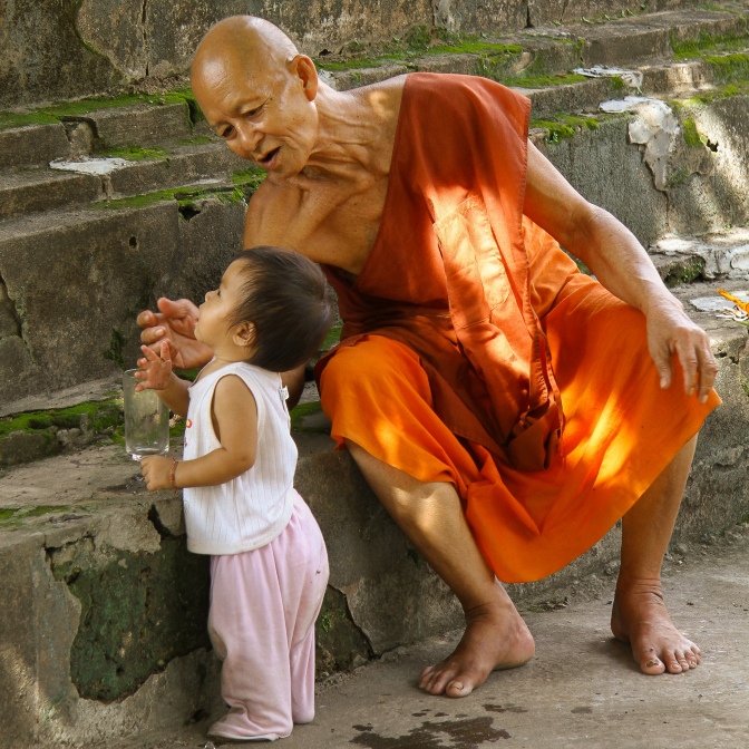 le moine grand père