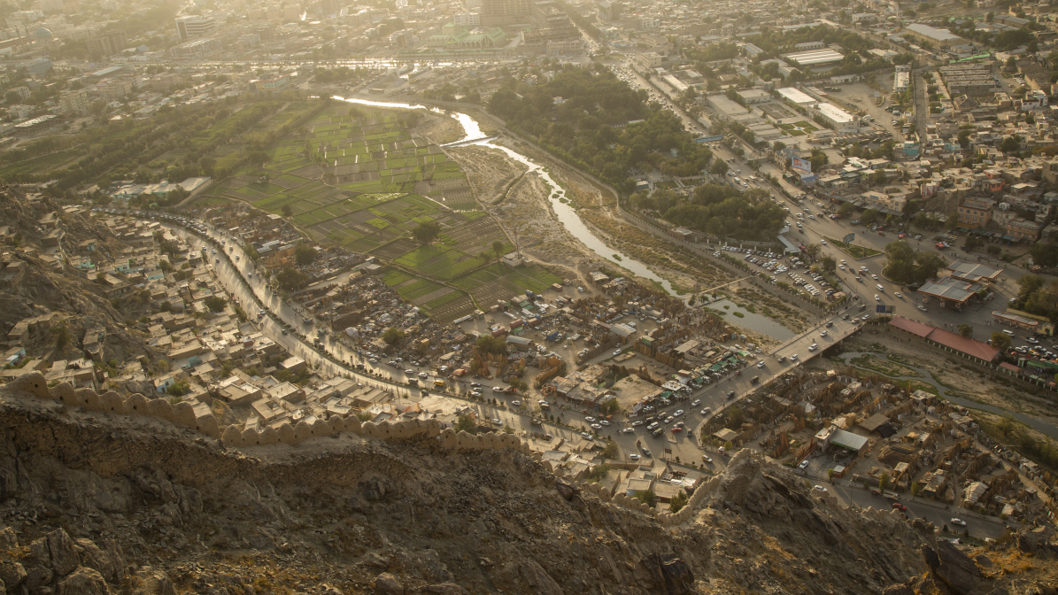 Historic wall of Kabul