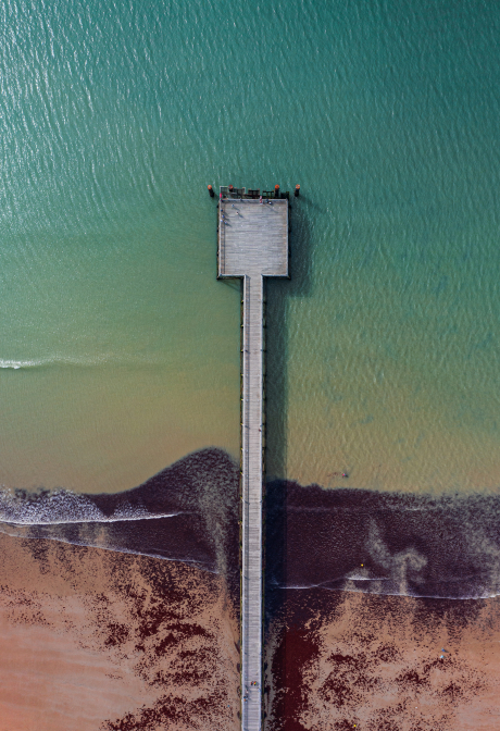 Le ponton de Saint Jean de Mont