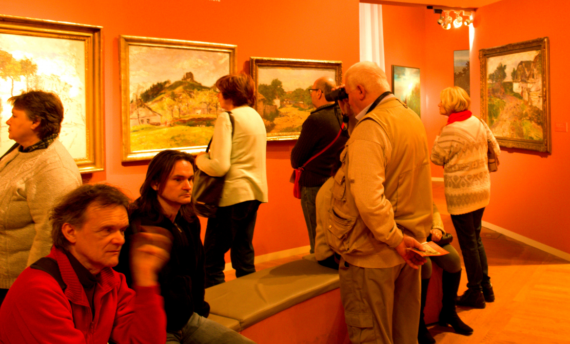 Na výstavě - impresionistů 1