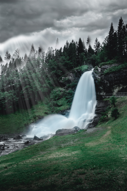 Steinsdalsfossen in Norwegen