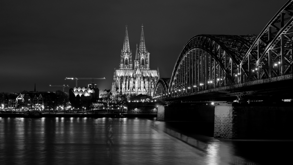 Kölner Dom mit Hohenzollern Brücke